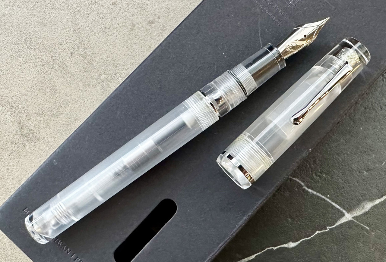 Fine Writing Fenestro Series Demonstrator Chrome Trim Fountain Pen
