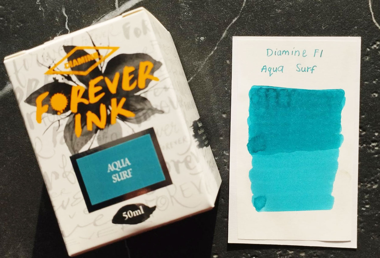 Diamine Aqua Surf Permanent Forever Ink 50ml  Diamine Aqua Surf Permanent Forever Ink 50ml