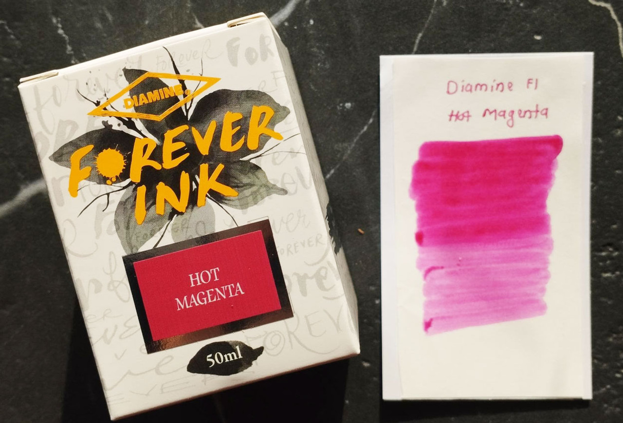 Diamine Hot Magenta Permanent Forever Ink 50ml 