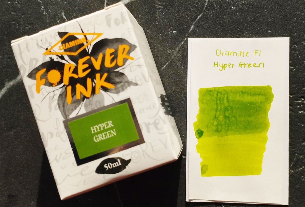 Diamine Hyper Green Permanent Forever Ink 50ml 
