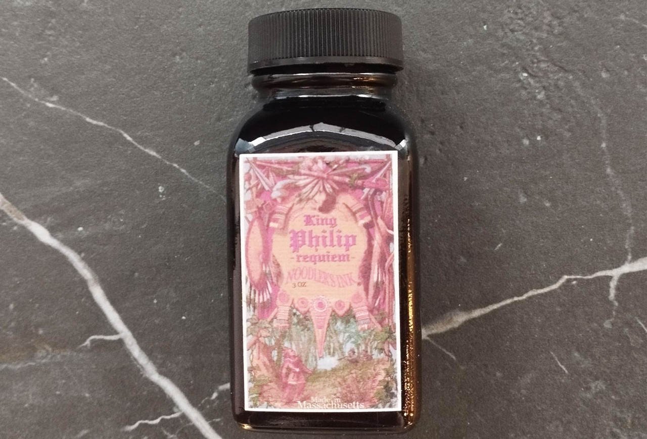 Noodler's Fountain Pen 3oz  Bottle Ink King Philip Requiem Noodler's Fountain Pen 3oz  Bottle Ink King Philip Requiem