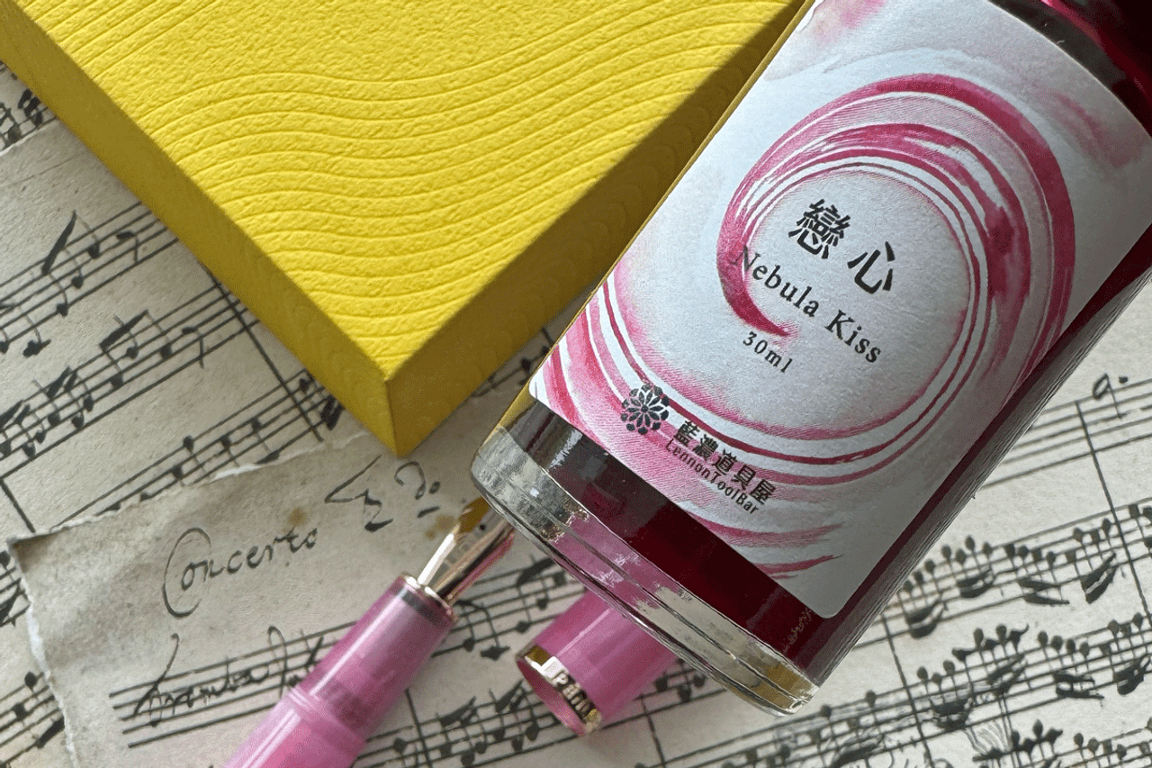 Penlux x Lennon Tool Bar Concerto Fountain Pen & Ink Set – Rose Nebula