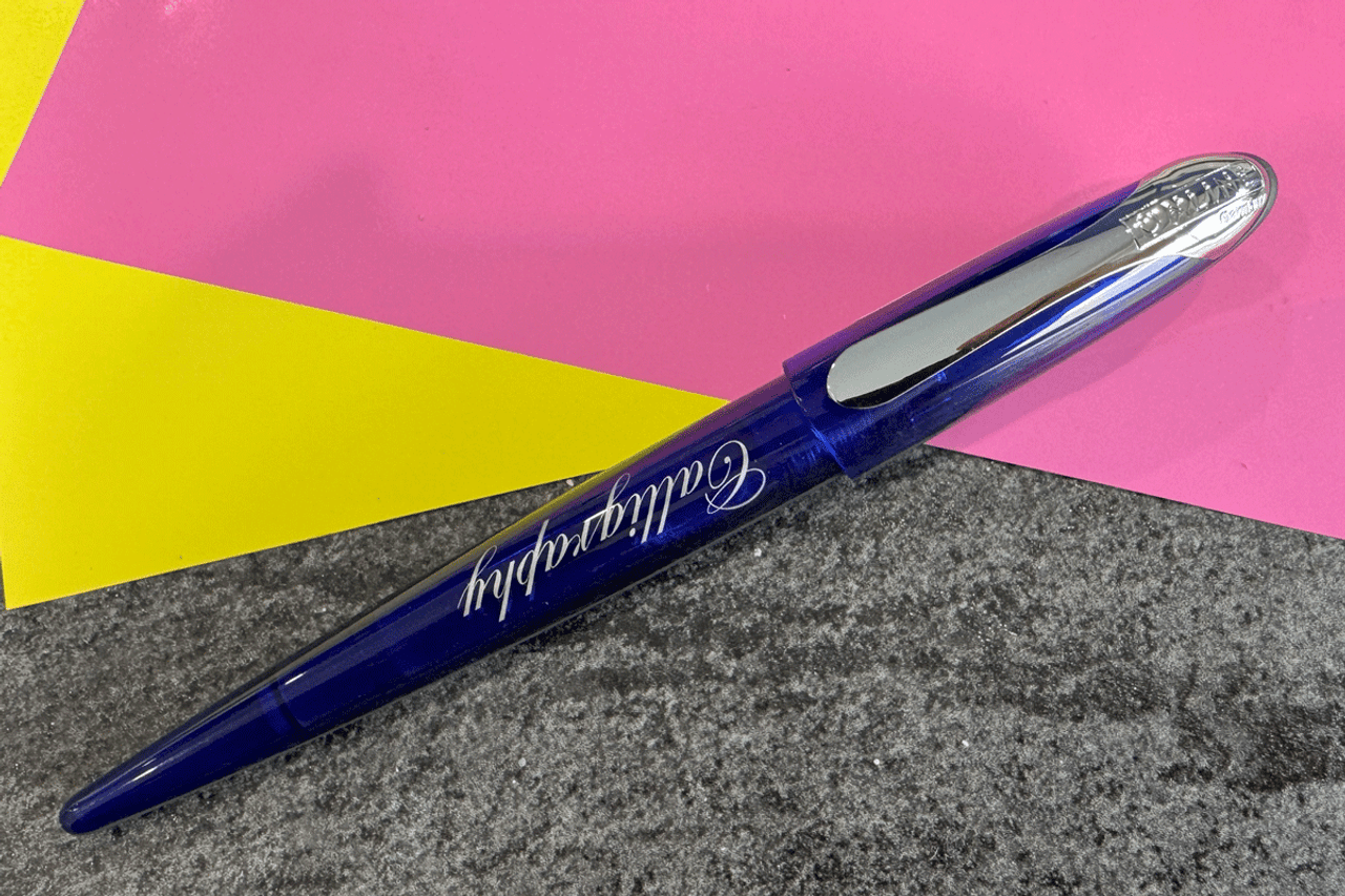 Online Best Writer Air 1.4 mm Calligraphy Fountain Pen Blue