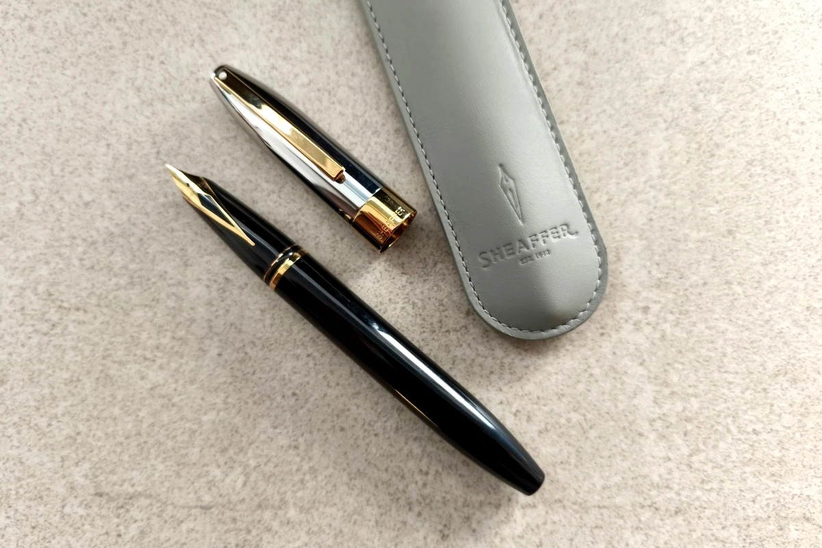 Sheaffer Legacy 9065 Black and Chrome Cap Fountain Pen