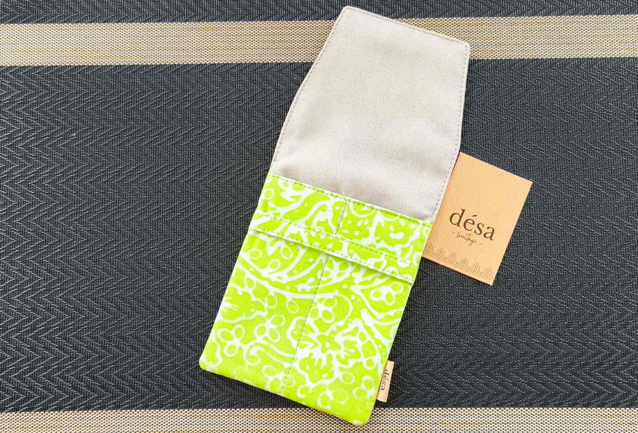 Desa Heritage Batik Textile Pencase for Kaweco Two Pen By Green Flower 2025