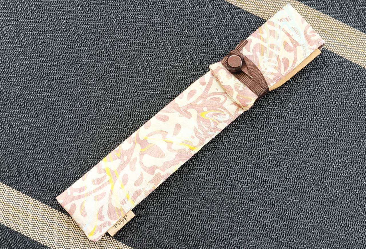 Desa Heritage Batik Textile Single Pencase Beige Flower 2025