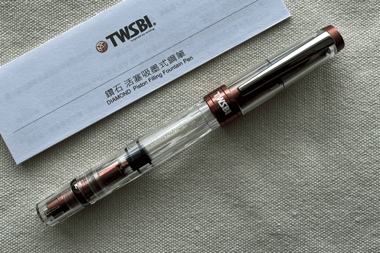 TWSBI Limited Edition Diamond 580 ALR Affogato with Onyx Fountain Pen TWSBI Limited Edition Diamond 580 ALR Affogato with Onyx Fountain Pen