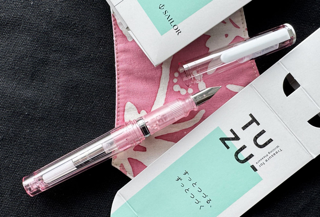 Sailor Special Edition Tuzu Adjust Crystal Cherry Fountain Pen