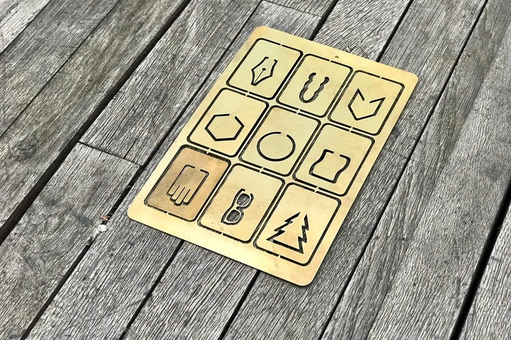 Galen Leather Co. Brass Paper Clip Set