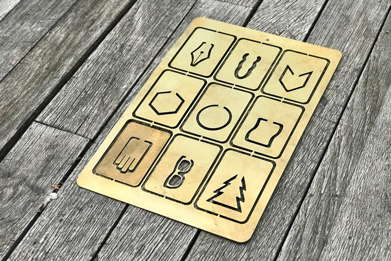 Galen Leather Co. Brass Paper Clip Set