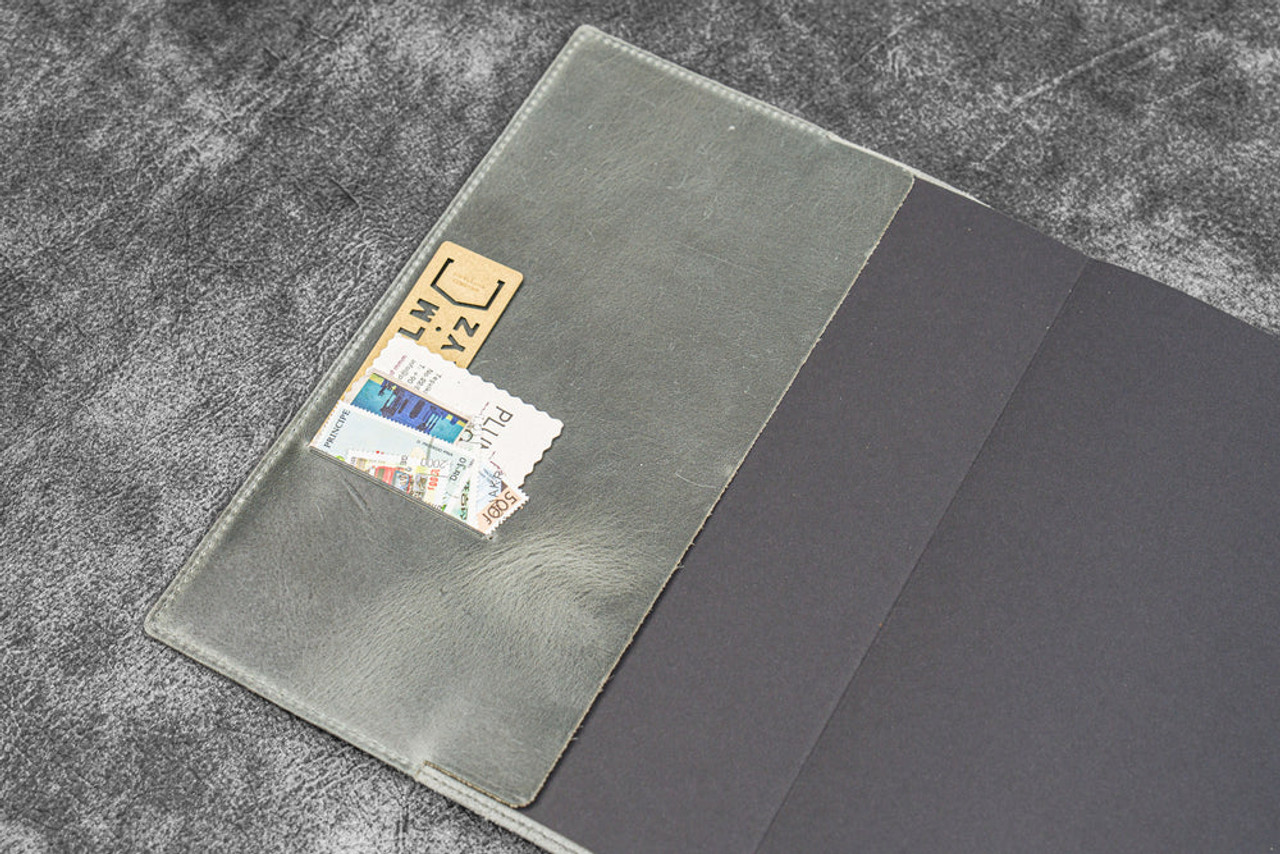 Galen Leather Co. C.H Smoky Leather Slim B5 Notebook / Planner Cover
