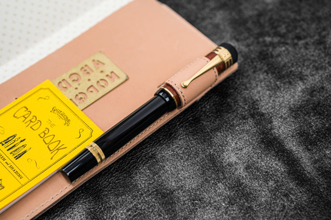 Galen Leather Co. Undyed Leather Leather Slim Hobonichi Weeks Planner Cover