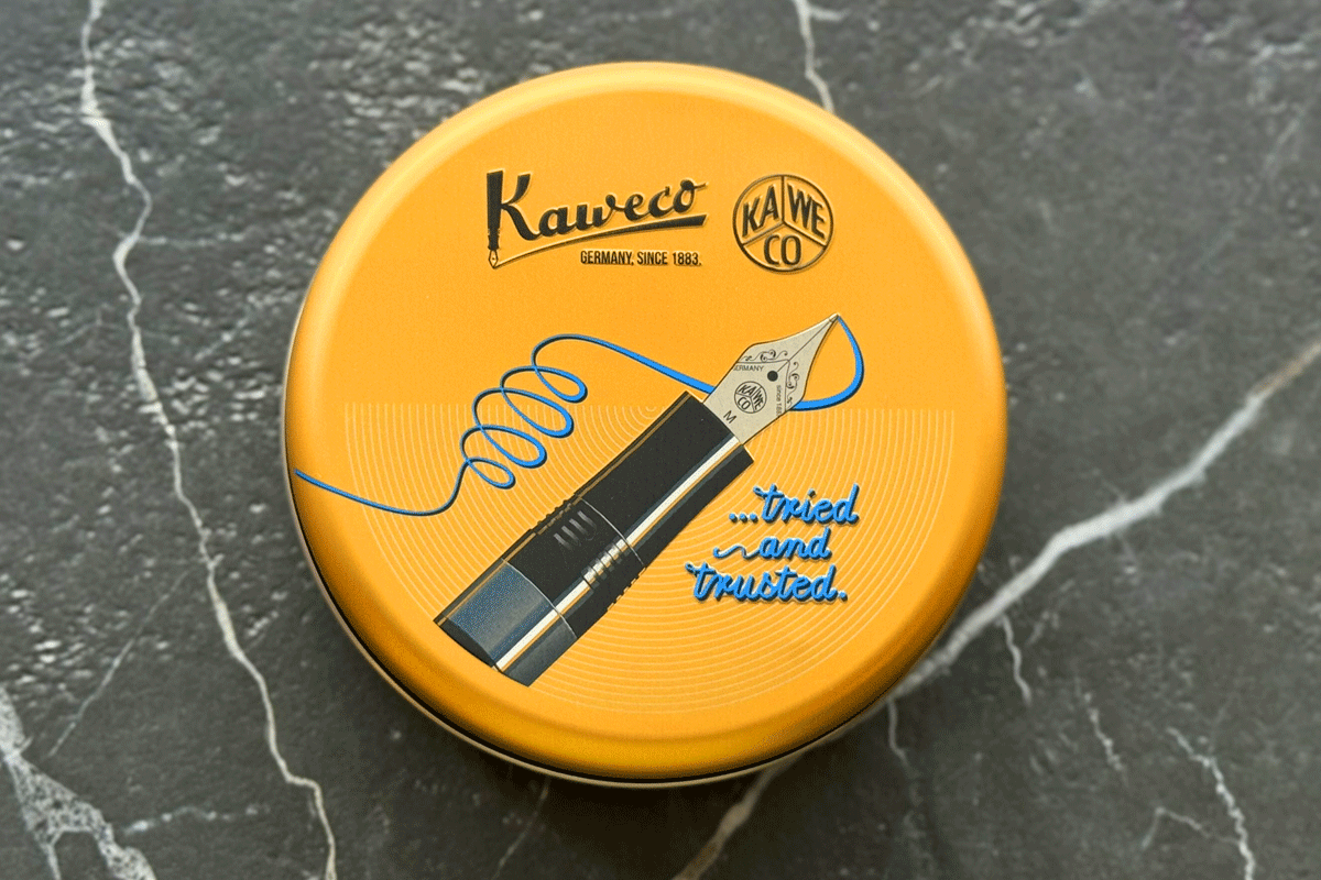 Kaweco AL Sport Piston Filler Navy Blue GT Fountain Pen 