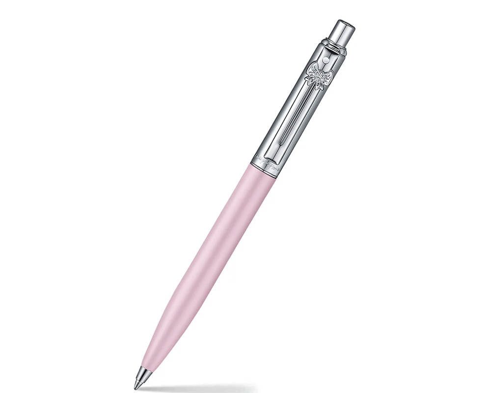Sheaffer Sentinel Emily in Paris Matte Pink CT with Bow Emblem Ballpoint Pen