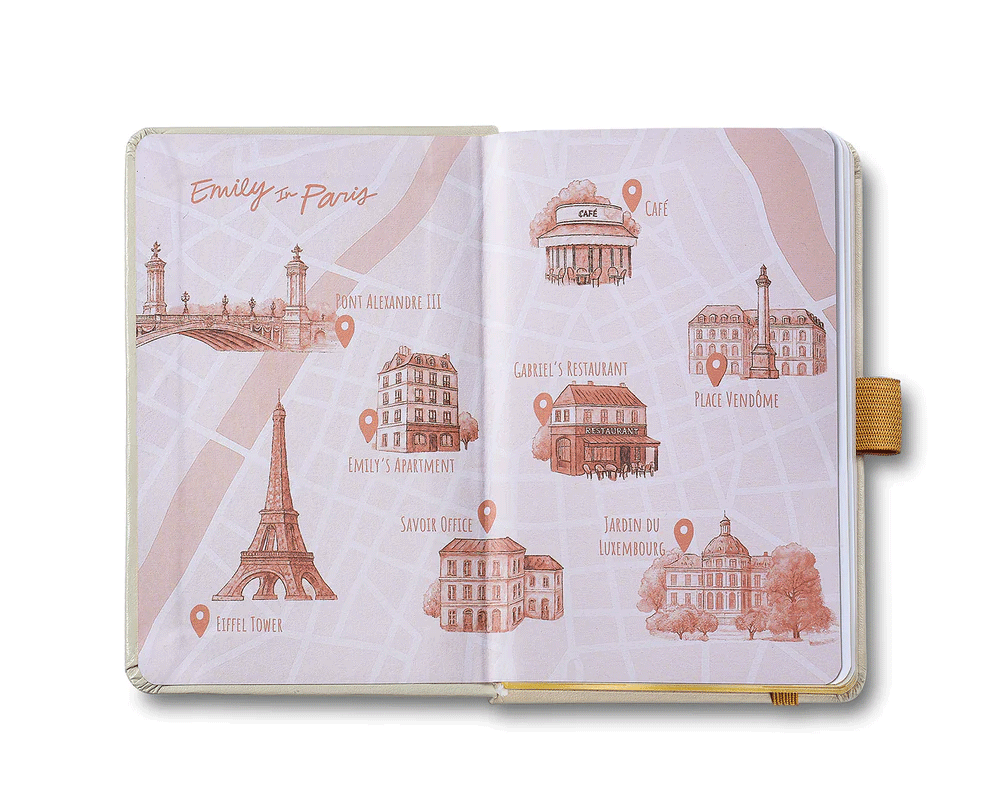 Sheaffer Emily In Paris Pink Hardbound Small Notebook 