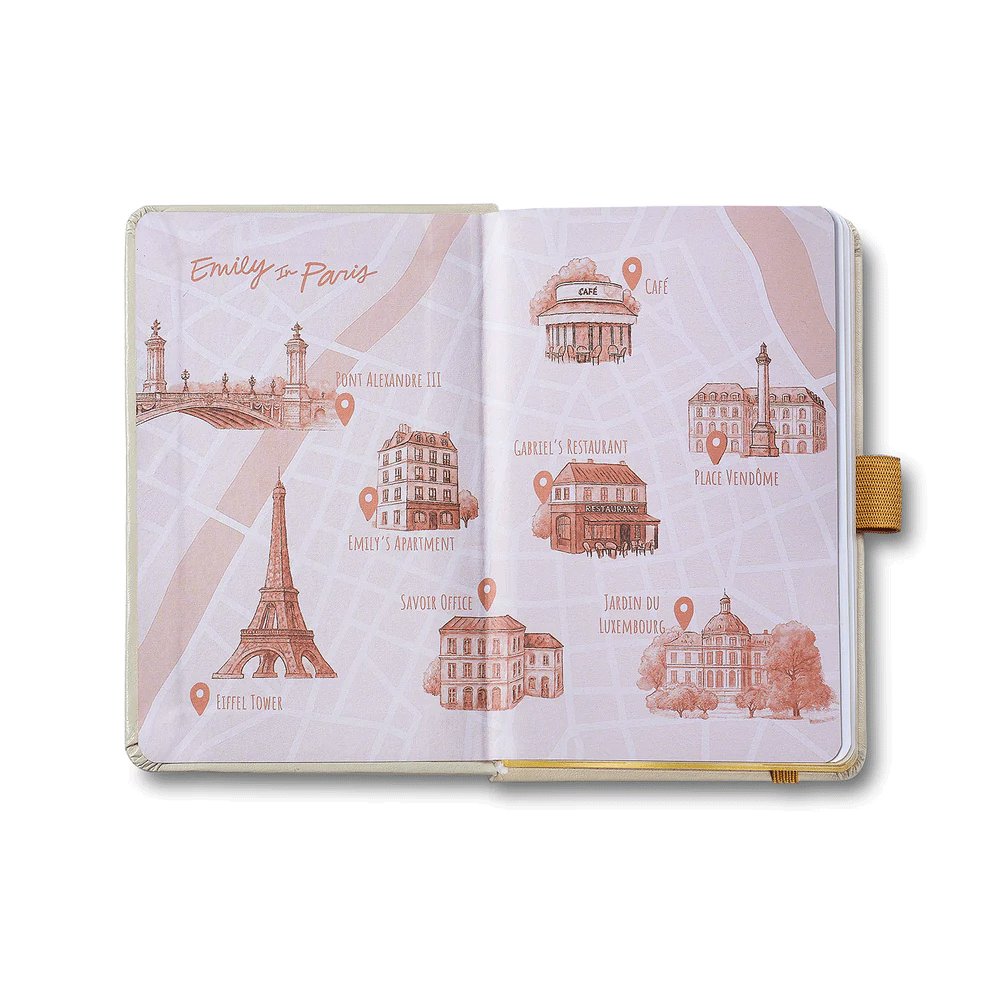 Sheaffer Emily In Paris Beige Hardbound Small Notebook 
