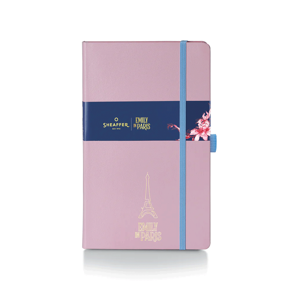 Sheaffer Emily In Paris Pink Hardbound Medium Notebook 