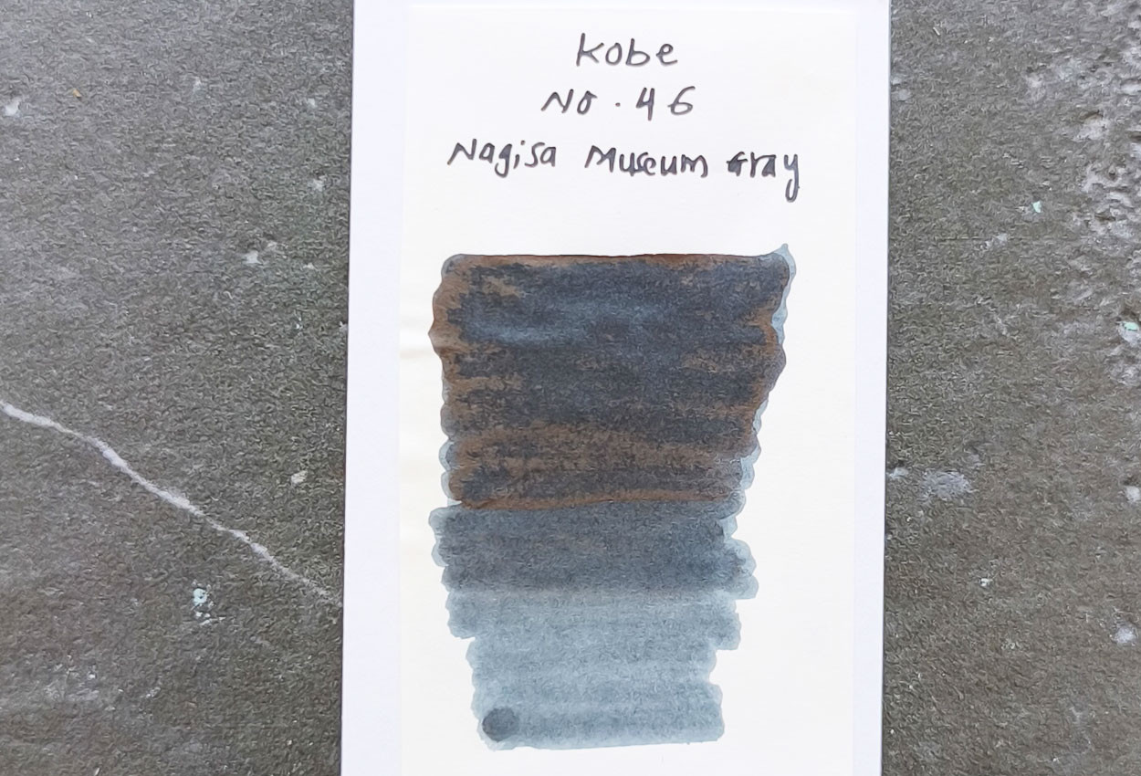 Kobe Ink Monogatari No.46 Nagisa Museum Gray 50ml Fountain Pen Ink