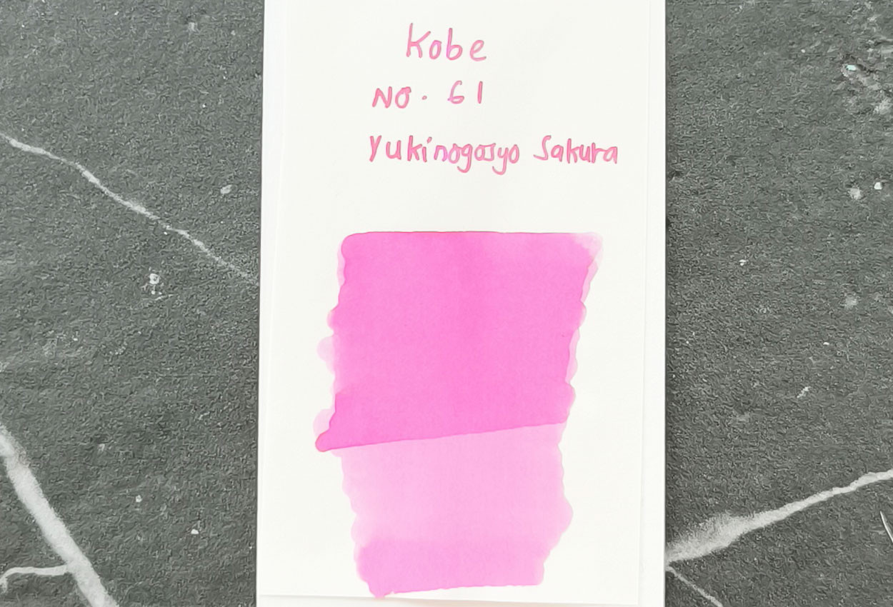 Kobe Ink Monogatari No.61 Yukinogosyo Sakura 50ml Fountain Pen Ink