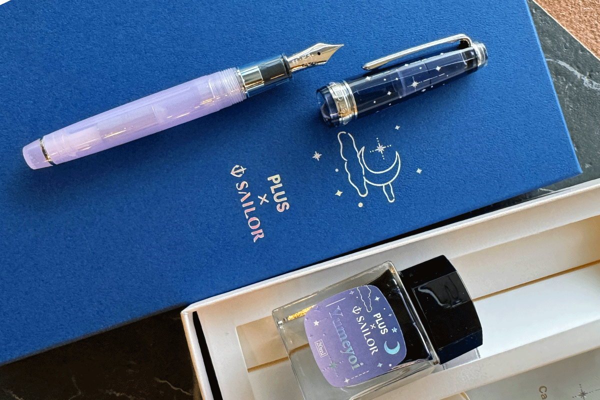 Sailor Pro Gear Slim Yumeyoi Fountain Pen & Ink Set MF Nib