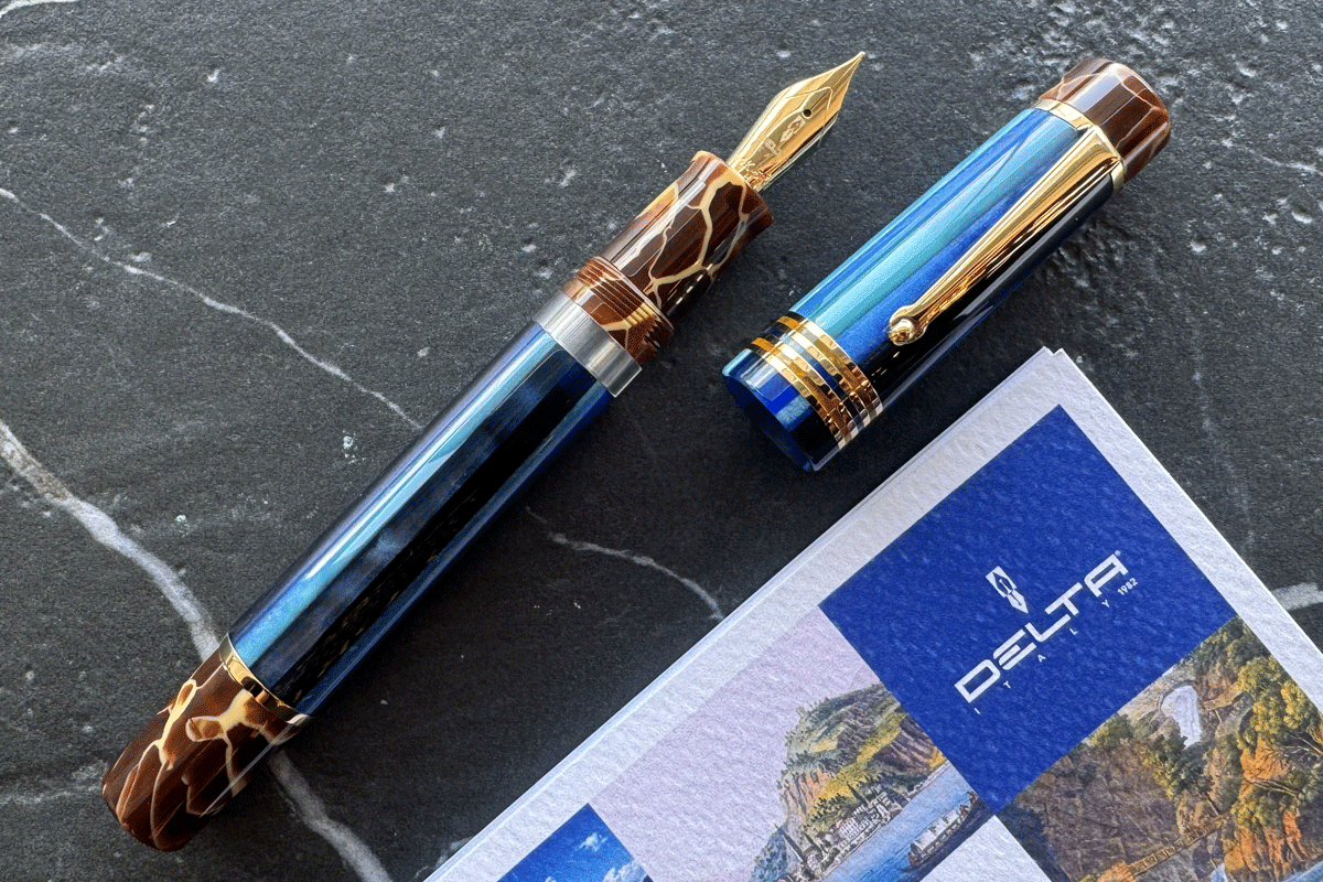Delta Four Rings Lake Como Limited Fountain Pen 14K Medium Nib