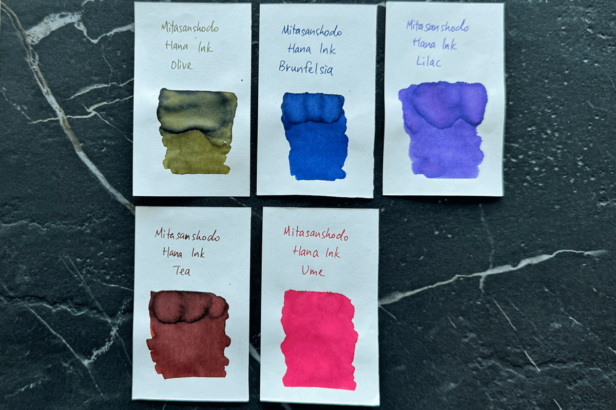 Mita Sanshodo Hana Ink Collection Lilac