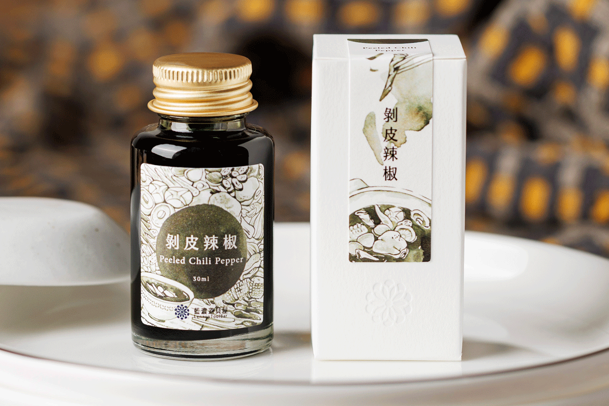 Lennon Tool Bar Peeled Chili Pepper 30ml Fountain Pen Ink