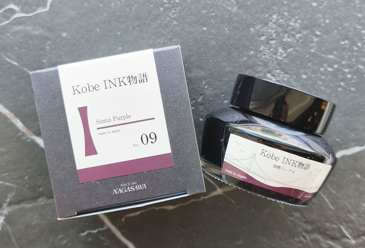 Kobe Ink Monogatari No.9 Suma Purple 50ml Fountain Pen Ink