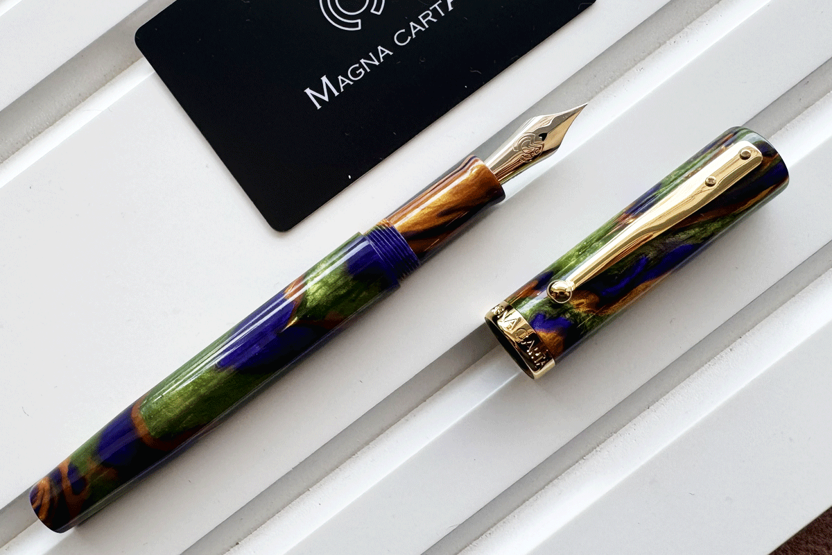 Magna Carta Mag 600 Peacock Fountain Pen