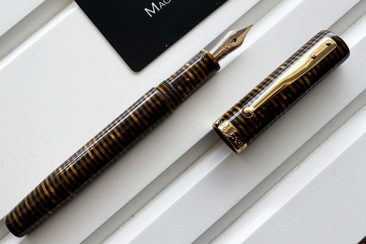 Magna Carta Mag 600 Amber Fountain Pen