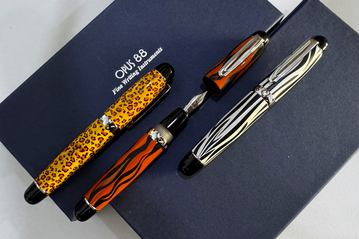 Opus 88 Wild Animal Bengal Tiger Mini Fountain Pen
