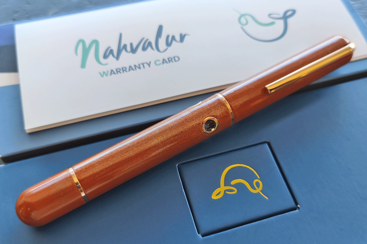 Nahvalur 365 Anniversary Roiro Fountain Pen Copper with Broad Nib