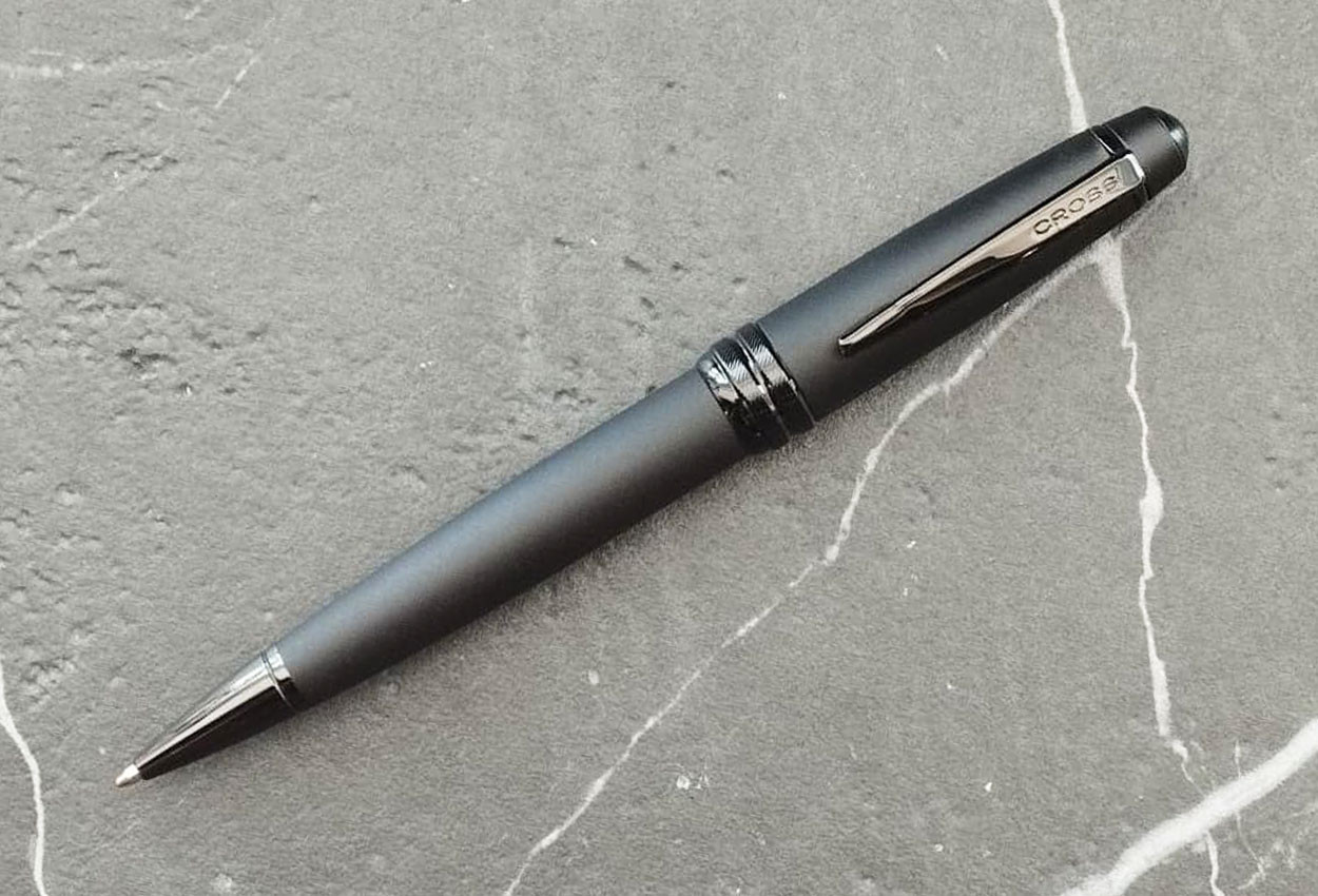 Cross Bailey Matte BT Ballpoint Pen (Black / Grey)