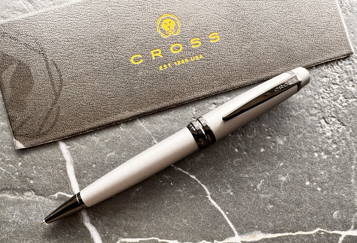 Cross Bailey Matte BT Ballpoint Pen (Black / Grey)