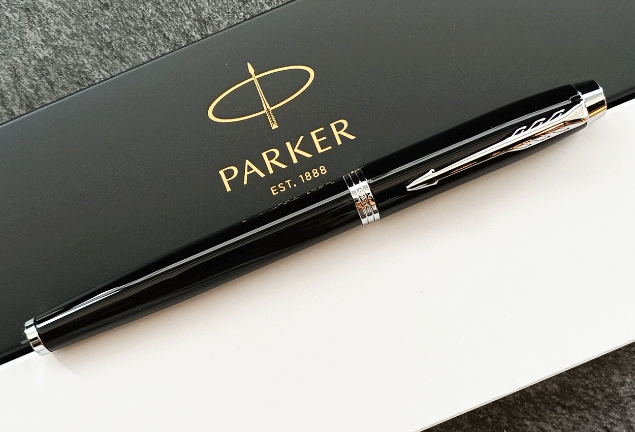 Parker IM Glossy Black CT Rollerball Pen