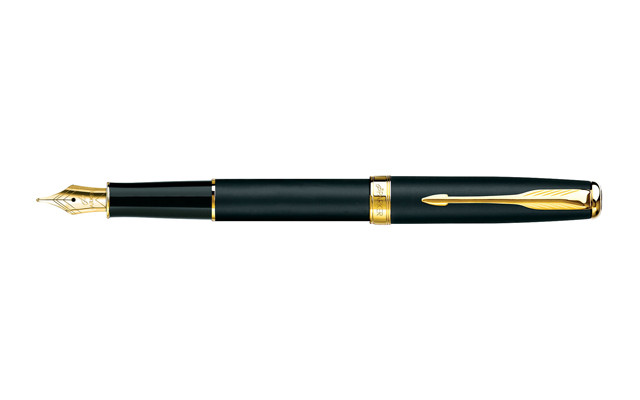 Parker Sonnet Matte Black GT Fountain Pen