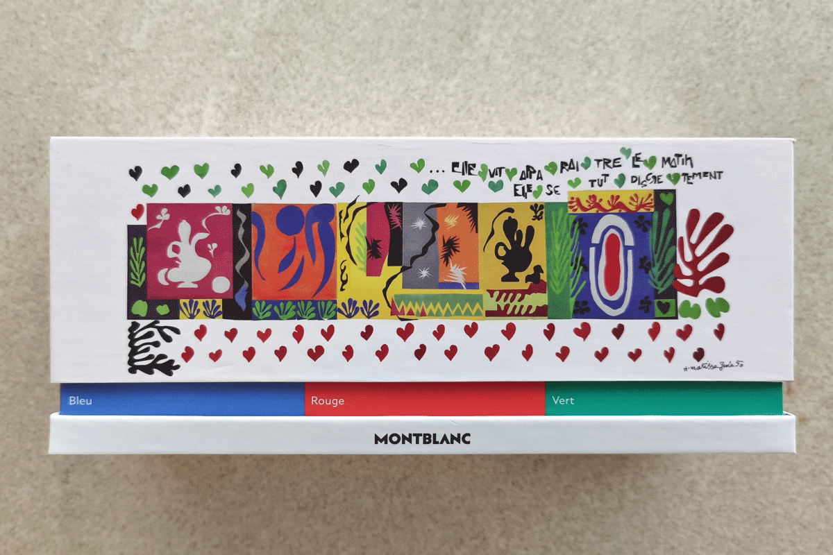 Masters of Art Homage to Henri Matisse Ink Bottle Set 3x30 ml