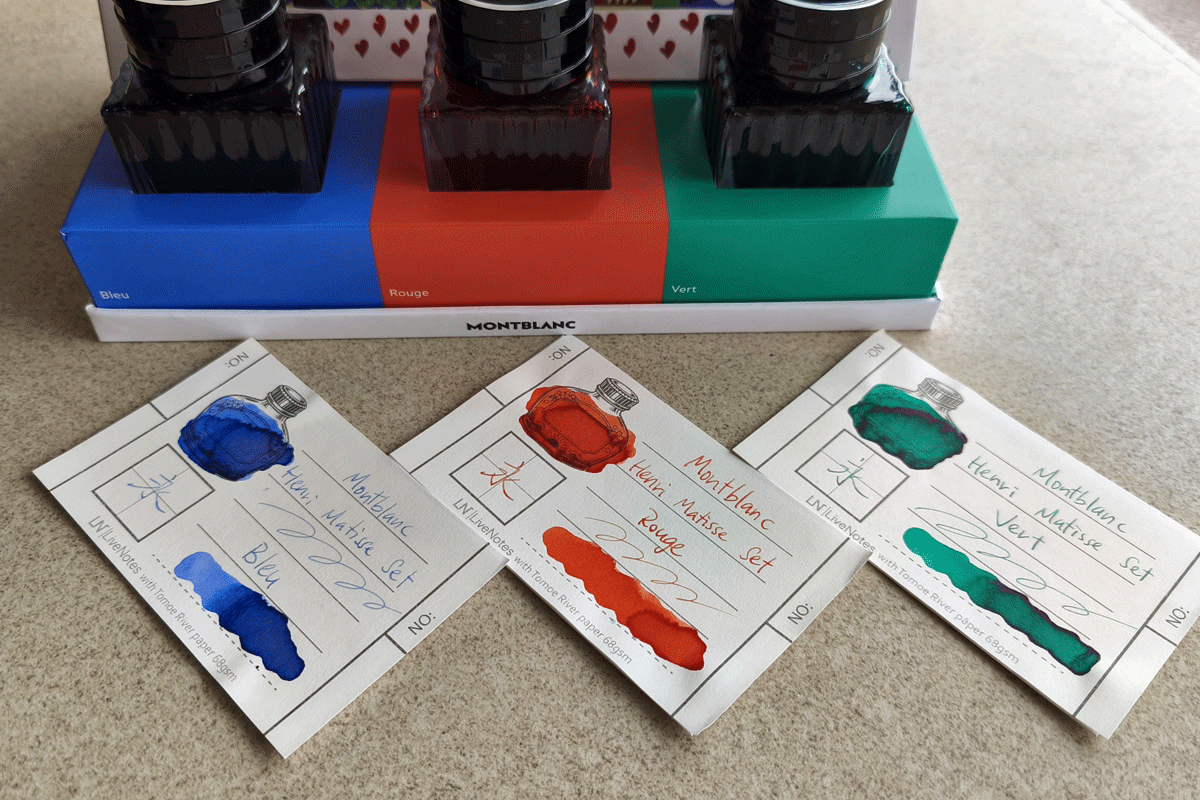 Masters of Art Homage to Henri Matisse Ink Bottle Set 3x30 ml