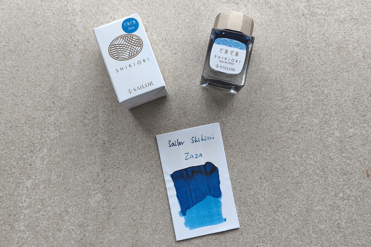 Sailor Fountain Pen 20ml Shikiori Bottle Ink Zaza