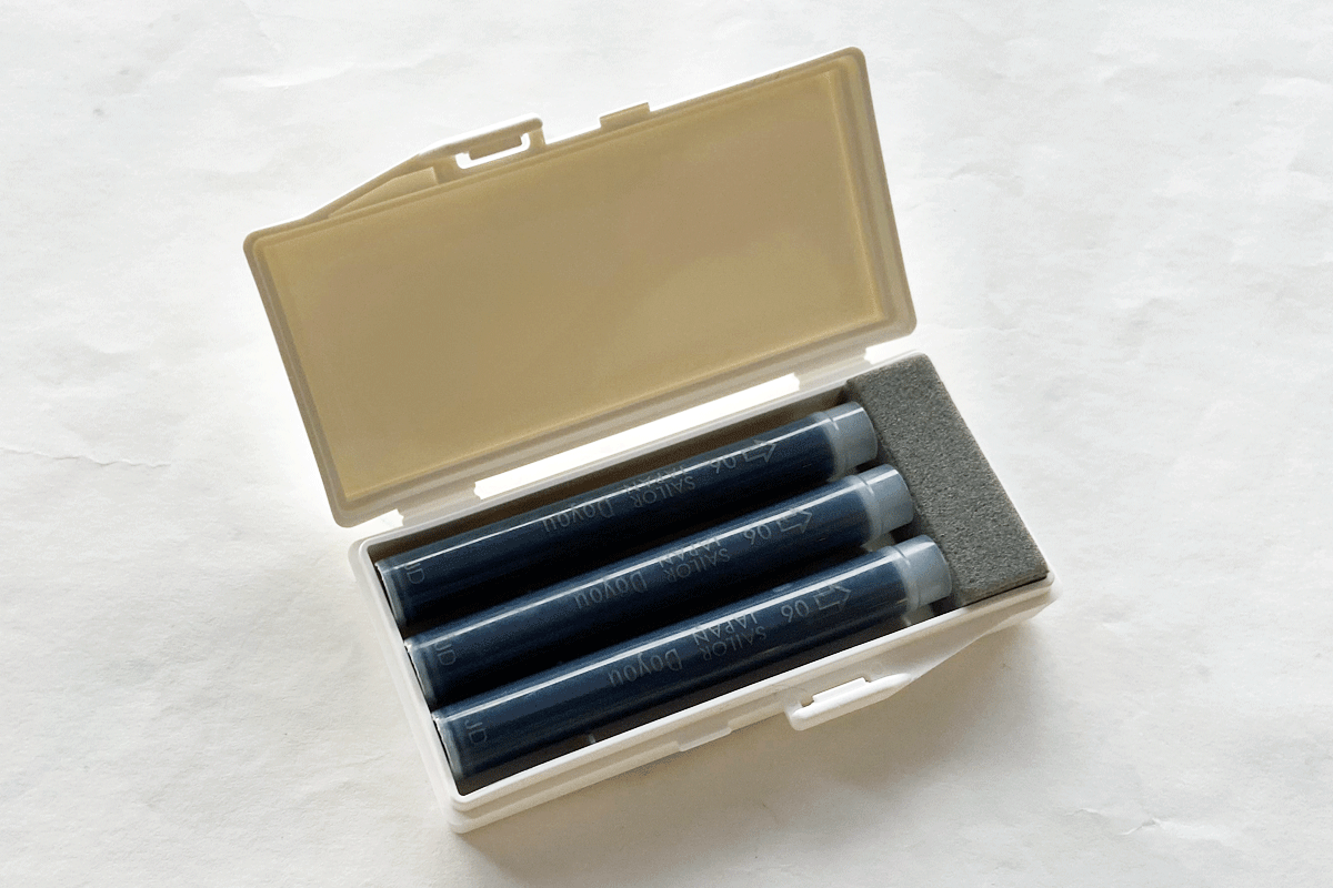 Sailor Shikiori Fountain Pen Pack Of 3 Tamatebako Ink Cartridges