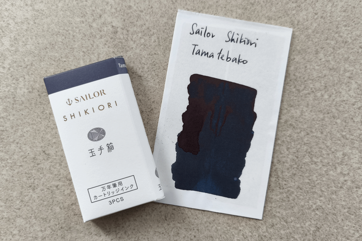 Sailor Shikiori Fountain Pen Pack Of 3 Tamatebako Ink Cartridges