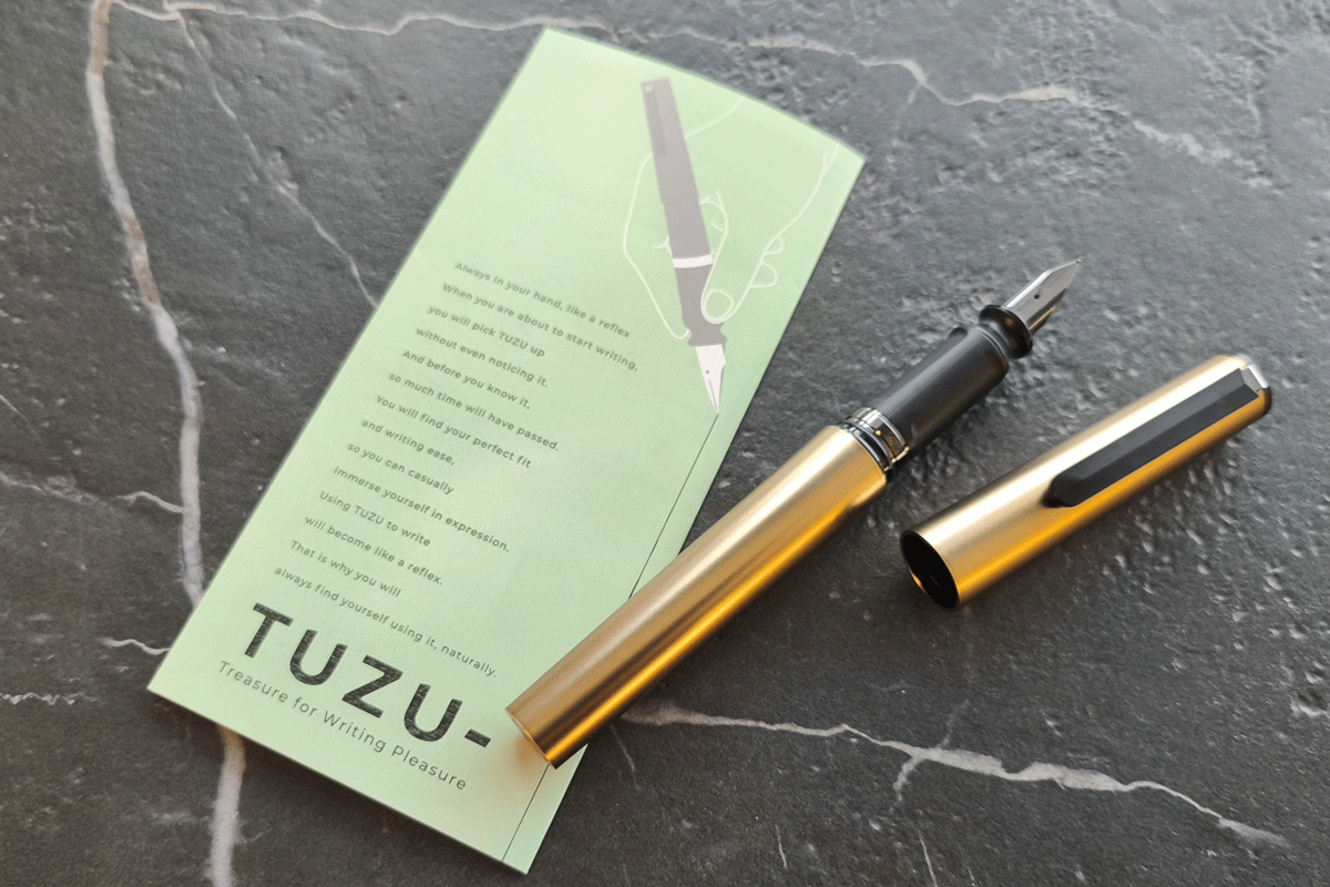 Sailor Tuzu Adjust Fountain Pen Forge Gold