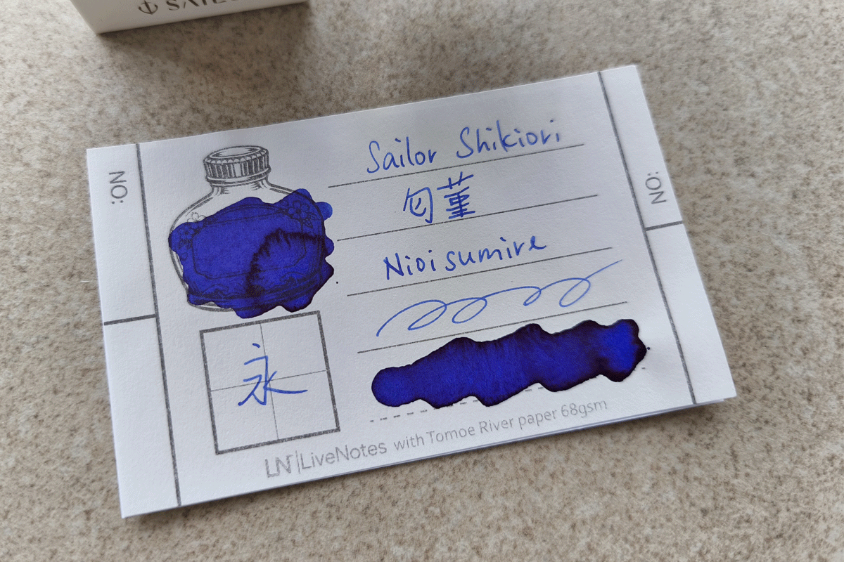 Sailor Shikiori Nioi Sumire Purple 20ml Bottle Ink for Fountain Pen