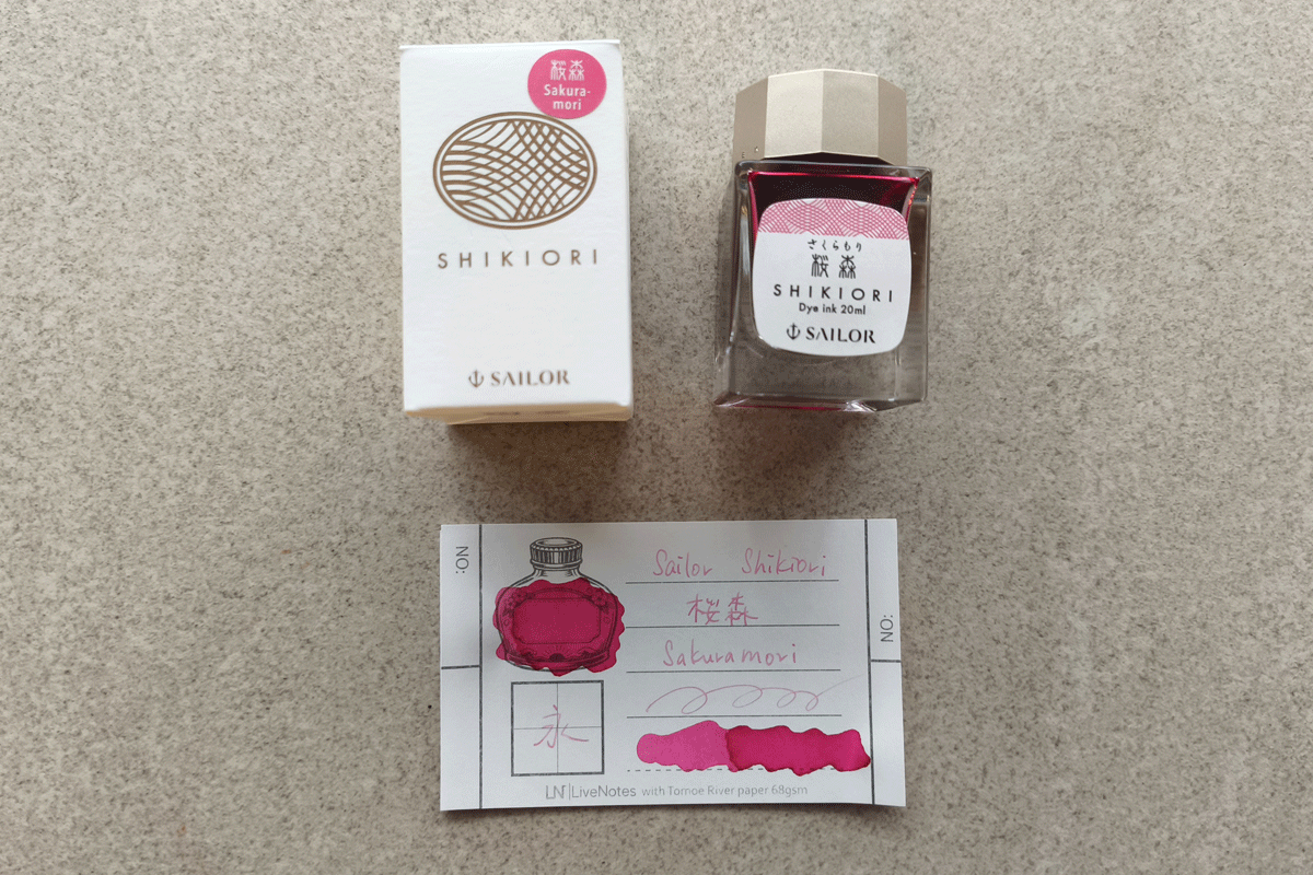 Sailor Shikiori Sakura Mori 20ml Bottle Ink for Fountain Pen