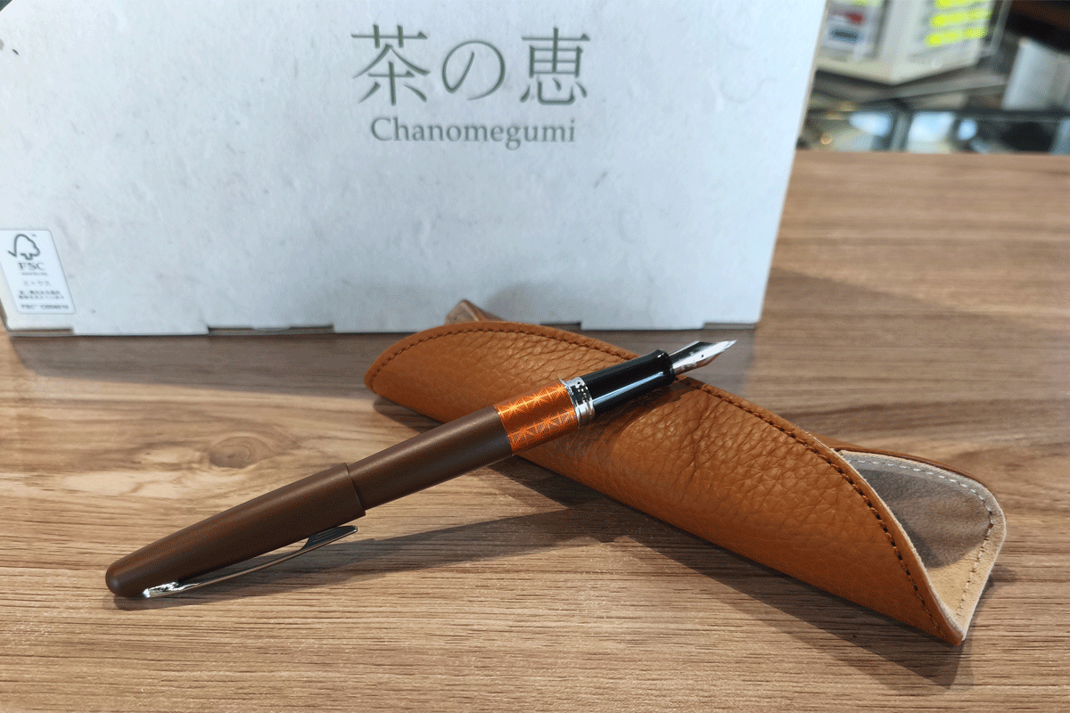 Pilot MR Chanomegumi Fountain Pen Roasted Brown Fine Nib