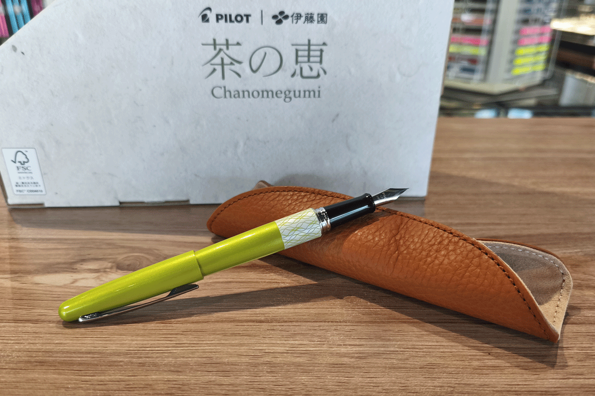 Pilot MR Chanomegumi Fountain Pen Light Green Fine Nib