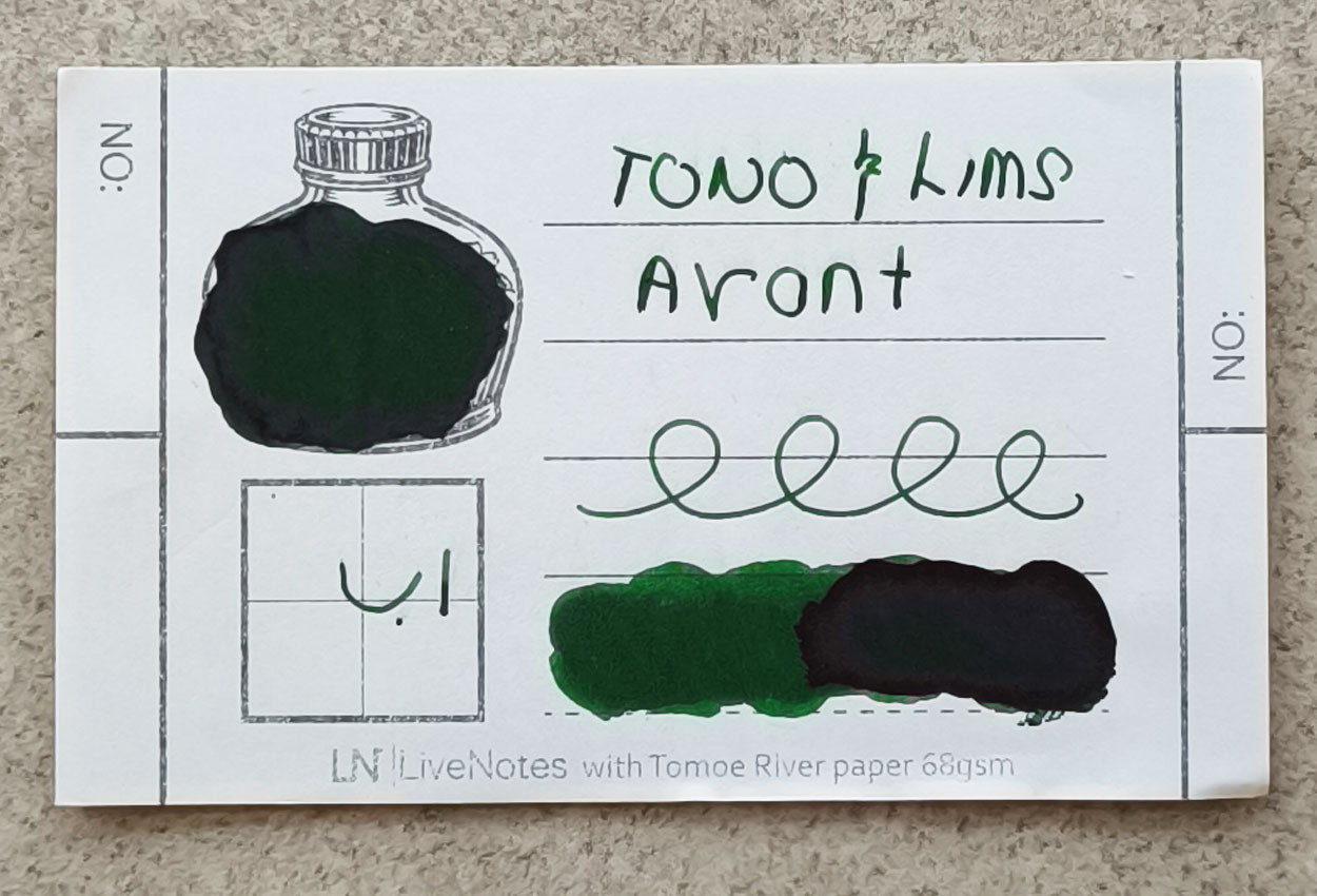 Tono&Lims Avant Legend 30ml Fountain Pen Ink
