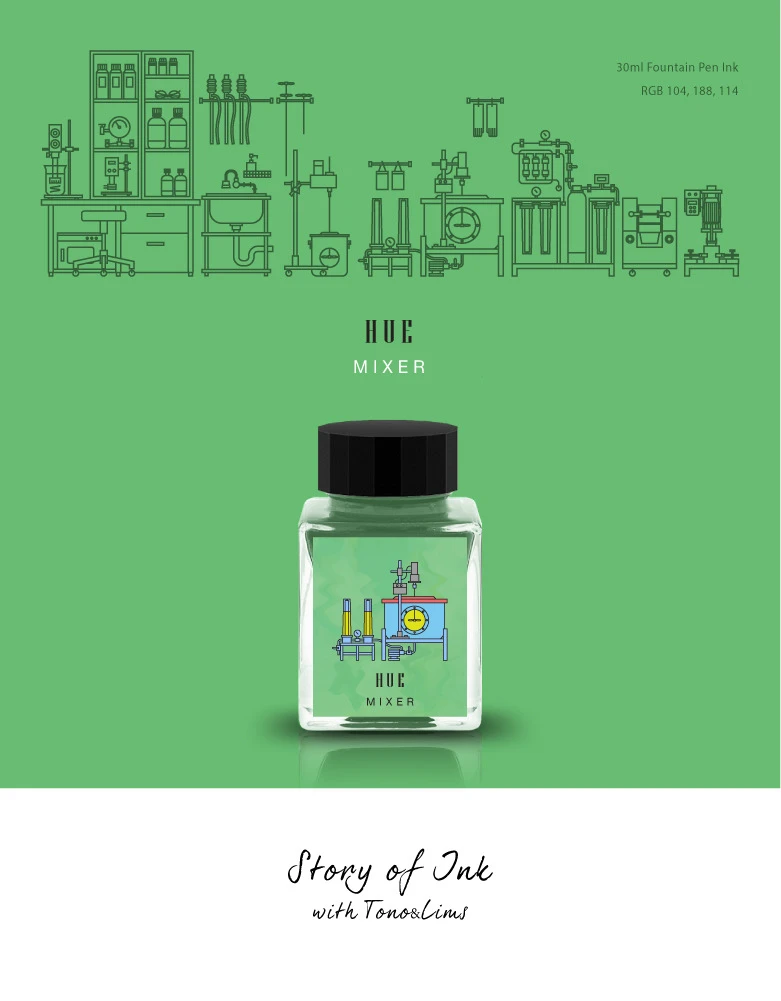 Tono&Lims Hue Story of Ink 30ml Fountain Pen Ink