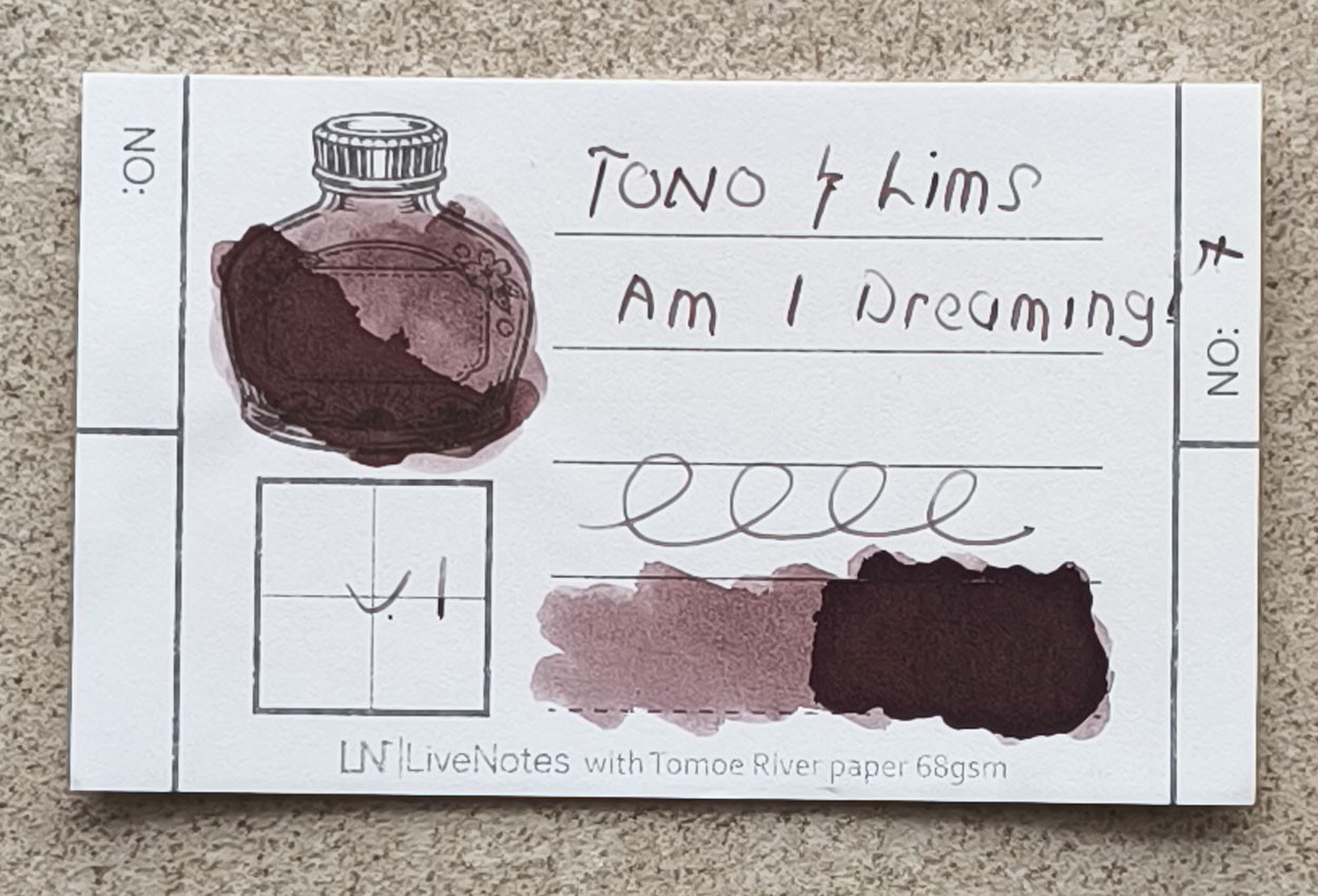 Tono&Lim Standard - Am I dreaming? 30ml Fountain Pen Ink