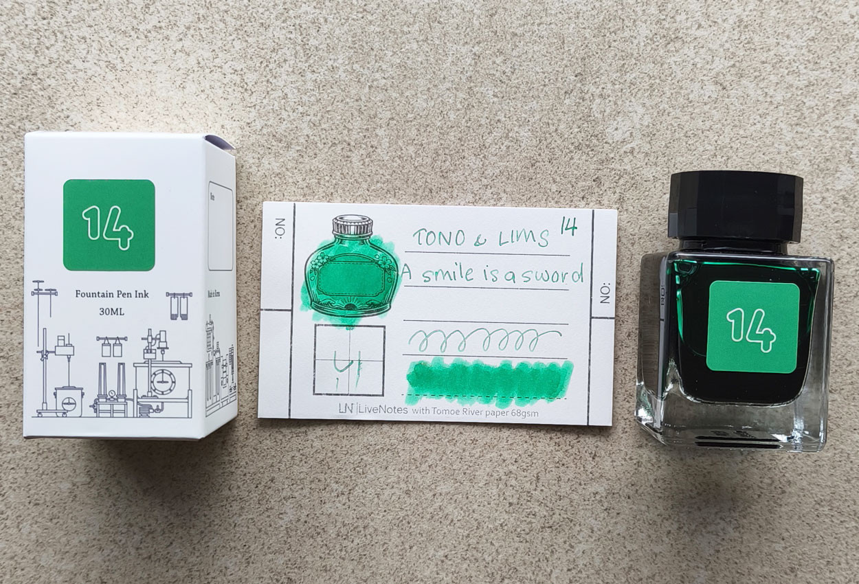 Tono&Lim Standard - A Smile is a sword 30ml Fountain Pen Ink